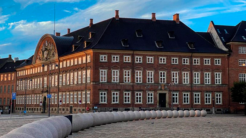 Finansministeriet set fra Slotsholmsgade